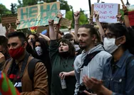 George Floydun öldürülmesinin ardından başlayan protestolar Bulgaristana da sıçradı!