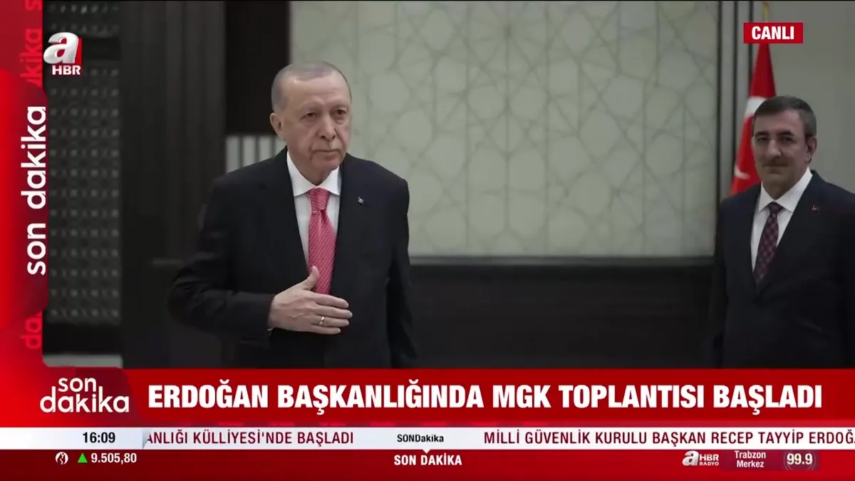 Milli Güvenlik Kurulu toplantısı başladı