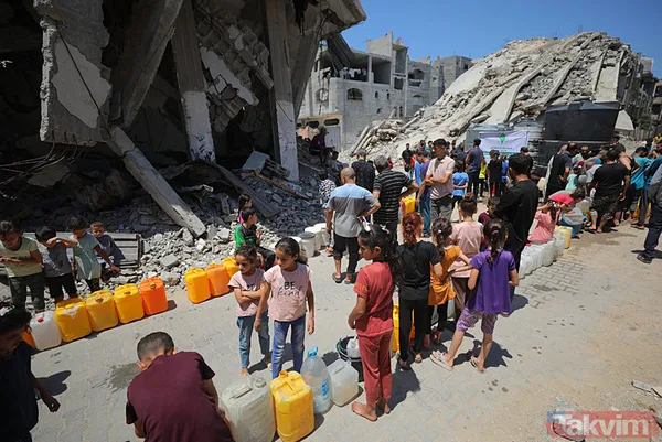 İnsanlık utansın! Soykırımcı terör devleti İsrail Gazze'de bir milyon çocuğu aç bırakıyor: Gazze Şeridi toplu ölümlerin eşiğinde - 19