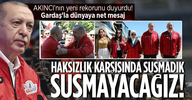 Başkan Erdoğan'dan TEKNOFEST Azerbaycan'da önemli açıklamalar