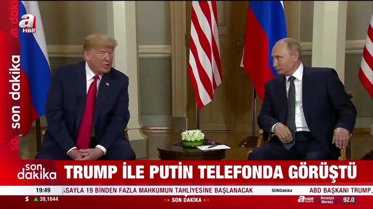 ABD Başkanı Trump Putin ile görüştü!