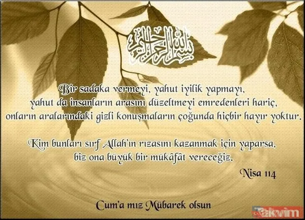 Cuma mesajları - 7 Eylül 2018 en güzel resimli Cuma mesajları - 10