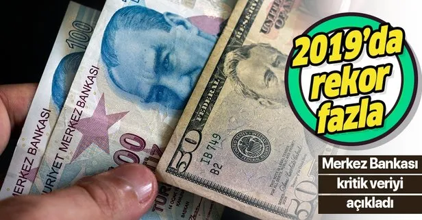 Cari işlemler hesabı 2019'da fazla verdi