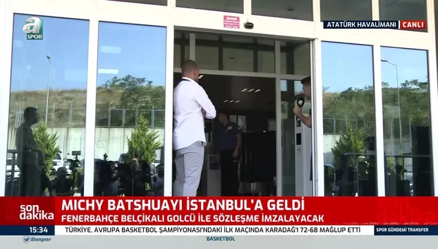 Fenerbahçe'nin yeni transferi Michy Batshuayi İstanbul'a geldi!