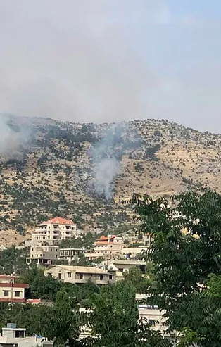 İsrail ordusu Lübnan'da Hizbullah'ı vurdu