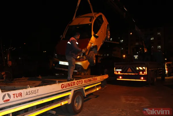 Duyanları şaşkına çeviren olay! Evin çatısına araba düştü - 6