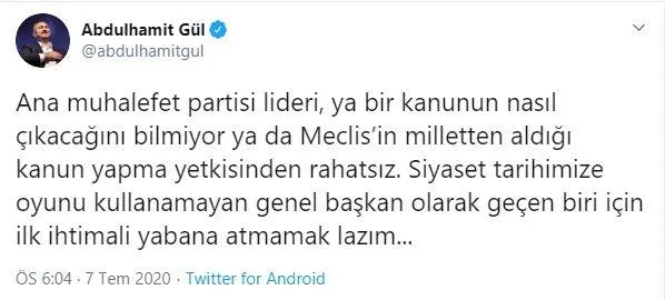 Son dakika: Adalet Bakanı Abdulhamit Gül'den Kılıçdaroğlu'na "baro" tepkisi-1