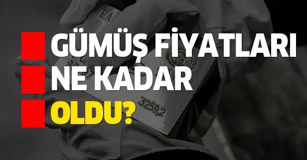 Gümüş fiyatları ne kadar oldu?