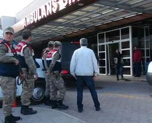 Suriye sınırında görevli asker ağır yaralandı