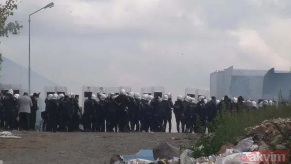 SON DAKİKA: Ümraniye'de ortalık karıştı! Ateşe verip polise taşlarla saldırdılar - 27