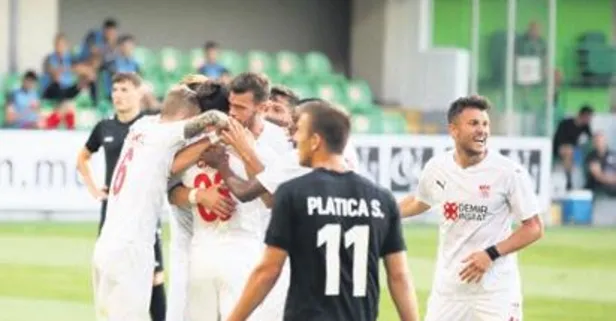 Sivasspor UEFA Konferans Ligi'nde tur atlamak için sahada