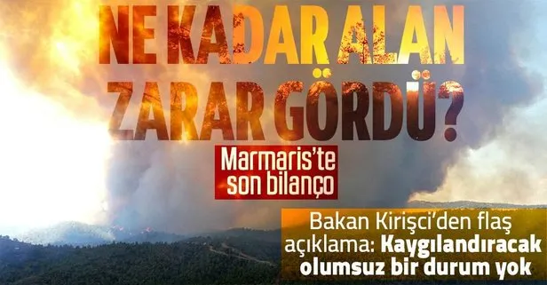 Son dakika: Marmaris’te orman yangını: Alevlerle mücadelede sürüyor! Bakan Kirişci son durumu açıkladı