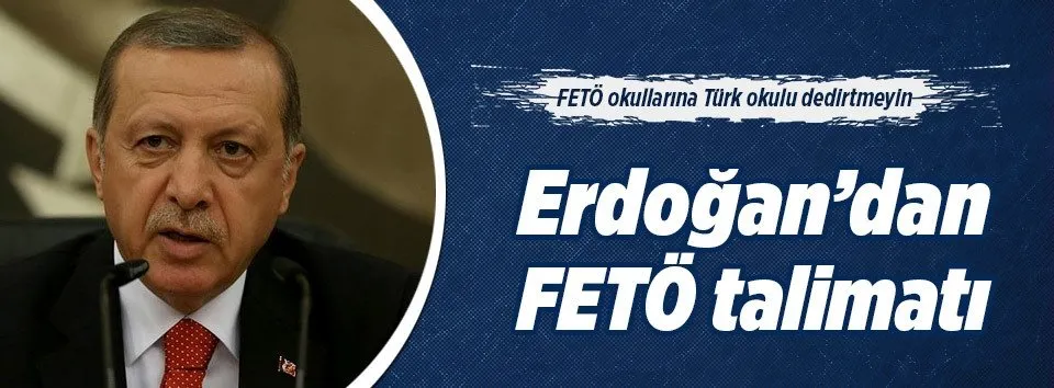 FETÖ okullarına Türk okulu dedirtmeyin