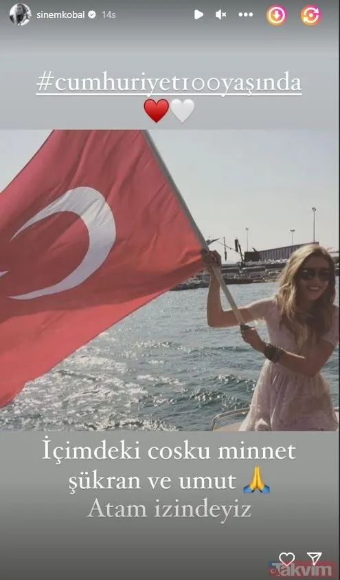 Ünlüler Cumhuriyet'in 100. yılını kutladı: Herkes bize imrenerek bakacak! Alişan, Sinem Kobal, Oktay Kaynarca, Müge Anlı, Esra Erol... - 9