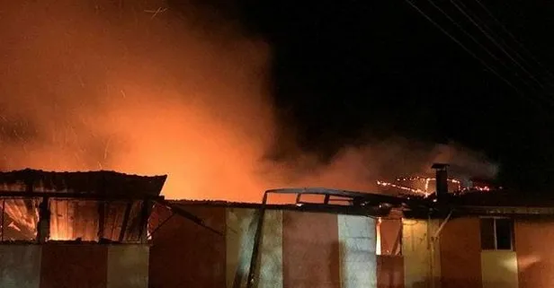 bartin da buzdolabi bomba gibi patladi