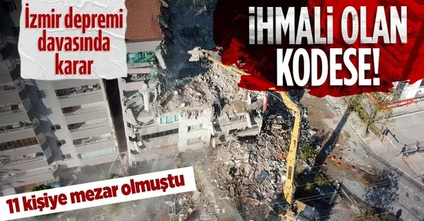 Son dakika: İzmir depreminde yıkılan Yılmaz Erbek Apartmanı ile ilgili davada karar! 5 sanığa hapis cezası verildi