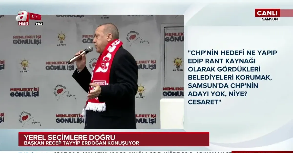 Başkan Erdoğan'dan Samsun'da peş peşe müjde