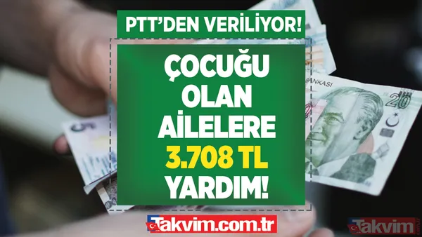 Öğrenci belgesi yeterli! Çocuğu olan ailelere 2059 -3.708 TL ödeme! PTT'den karşılıksız veriliyor! TCKN 2,4,6,8 olanlar... - 1