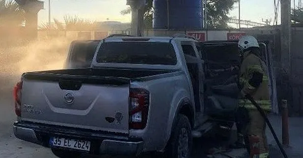 İzmir’in Aliağa ilçesinde bir benzin istasyonunda facianın kıyısından dönüldü!