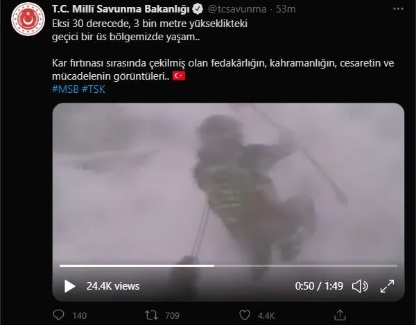 SON DAKİKA: Mehmetçiğin 3 bin metrede eksi 30'da karla mücadelesi-1