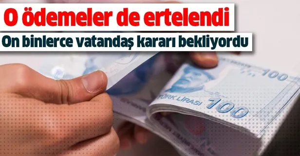 Sosyal konut taksit ödemelerine erteleme