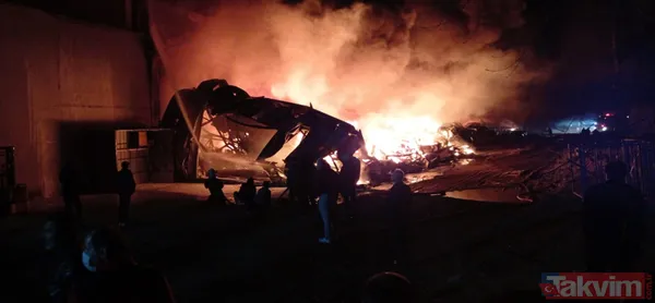 Alev alev! Düzce'de mobilya fabrikasında yangın... - 21