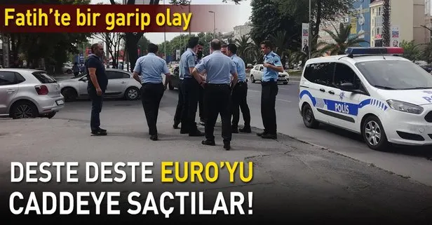 Vatan Caddesi’ne para saçtılar!