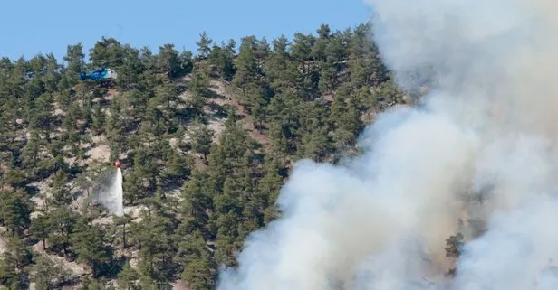 Bolu’da yıldırım düşmesi sonucu çıkan orman yangını, 68 saat sonra kontrol altında