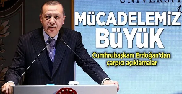 Mücadelemiz büyük