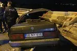 Sivas’ta feci kaza! Otomobil bariyerlere ok gibi saplandı | Ölü ve yaralı var mı?