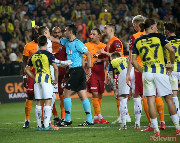 Fenerbahçe - Galatasaray derbisinden ekrana yansımayan kareler! Nefes kesen mücadele... - 47