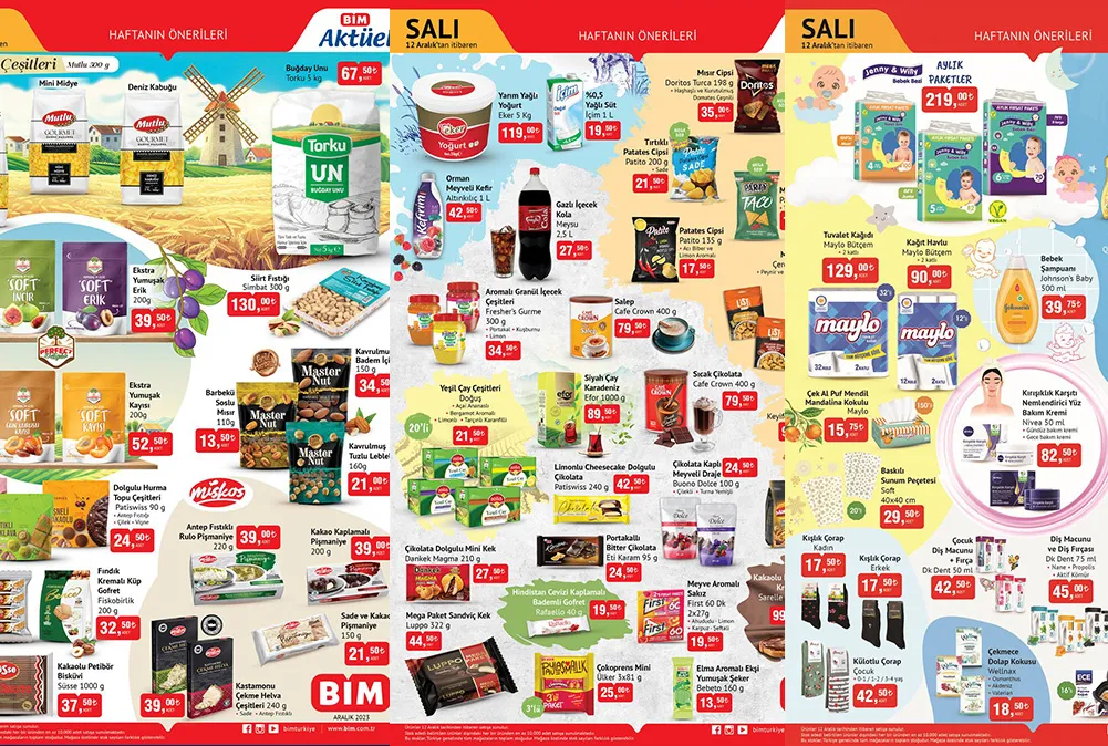 12 Aralık BİM aktüel ürünler kataloğu yayımlandı!