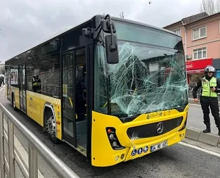 Üsküdar’da İETT otobüsleri çarpıştı