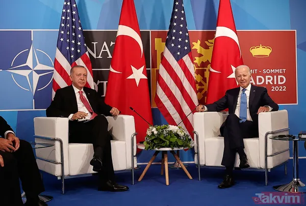 Madrid'de Türkiye - ABD zirvesi! Başkan Recep Tayyip Erdoğan, ABD Başkanı Joe Biden ile bir araya geldi - 2