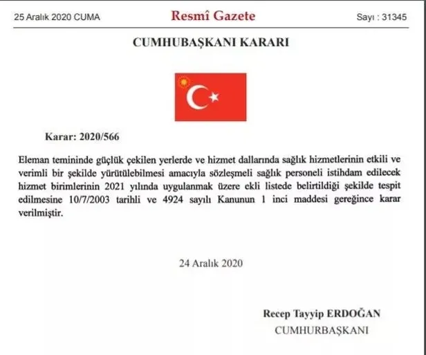SON DAKİKA: Sağlık Bakanlığı 2021 yılında 16 bin sözleşmeli personel alacak! İşte işe alınacak branşlar-2