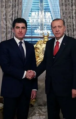 Cumhurbaşkanı Erdoğan, Barzani'yi kabul etti