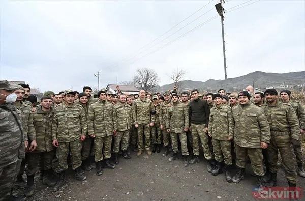 SON DAKİKA: Azerbaycan Cumhurbaşkanı İlham Aliyev işgalden kurtarılan Gubadlı'yı ziyaret etti - 34