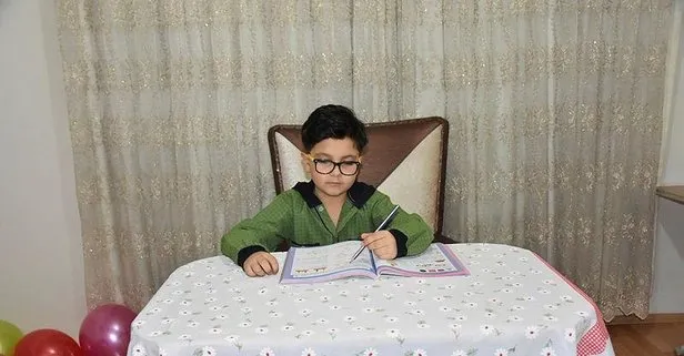 Hakkari’de yaşayan ilkokul öğrencisi Yusuf Eymen uluslararası matematik yarışmasında birinci