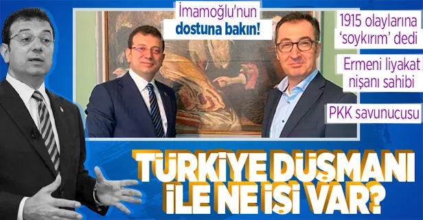 Ekrem İmamoğlu, 1915 Ermeni olaylarına 'soykırım' diyen Türkiye düşmanı Cem Özdemir ile Almanya'da bir araya geldi