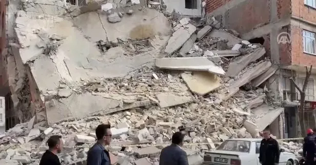 Kilis’te 4 katlı bina çöktü!