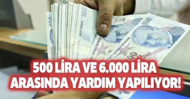 500 lira ile 6.000 lira yardımdan faydalanmak için son günler! Eylül ayında herkese yardım!