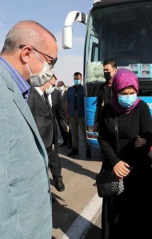 Son dakika: Başkan Erdoğan Kayseri'de! Vatandaşlardan dikkat çeken pankart