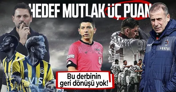 Hem Trabzonspor hem de Fenerbahçe 3 puana mecbur: Derbiyi kaybeden şampiyonluk yarışında çok büyük yara alacak