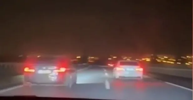 Hatay’da otoyolda tehlikeli yarış: 4 sürücüye işlem yapıldı