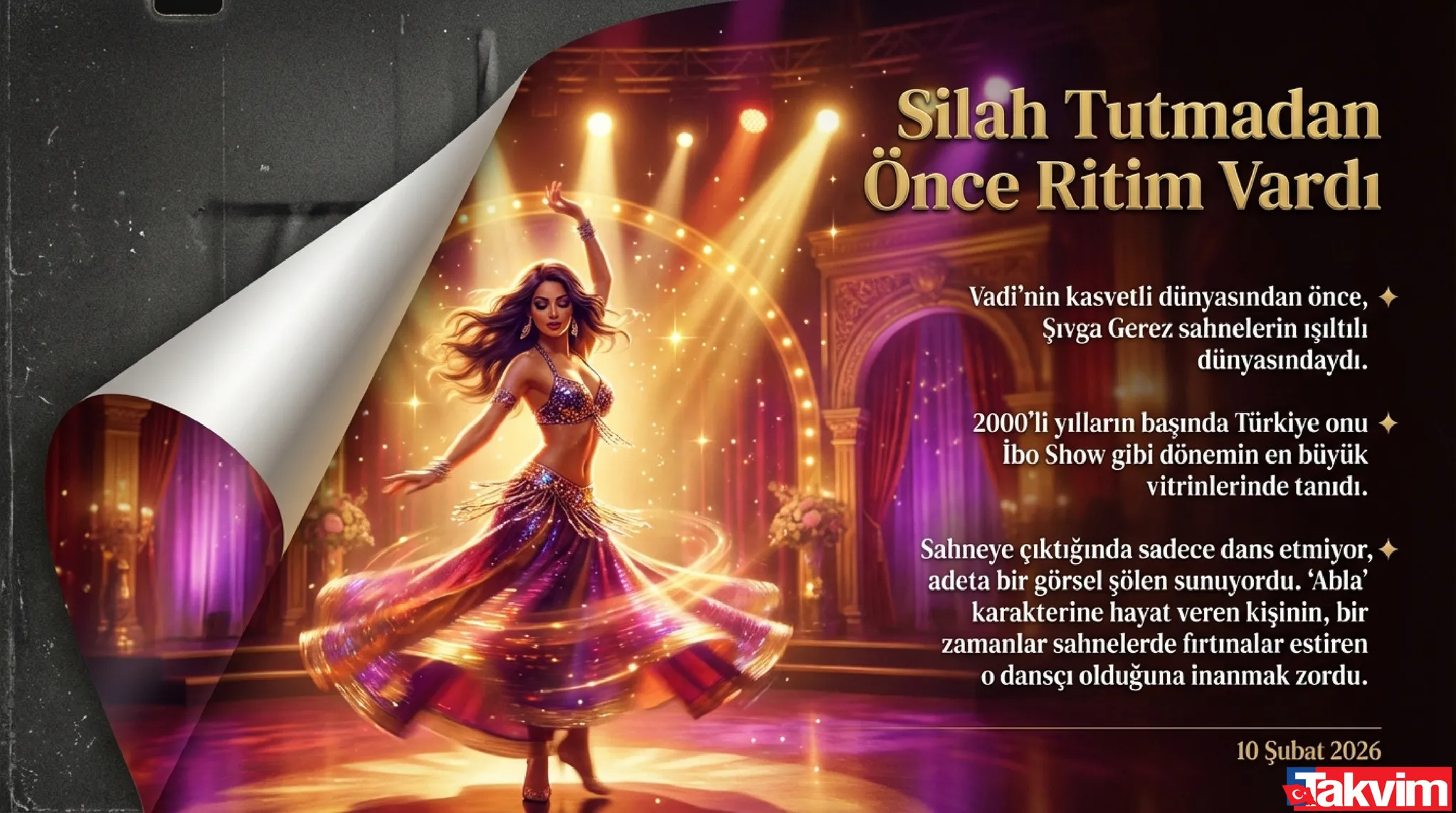 Kurtlar Vadisi’nin Abla’sı Şıvga Gerez'e oyunculuk da dansözlük de annesinden miras - 4