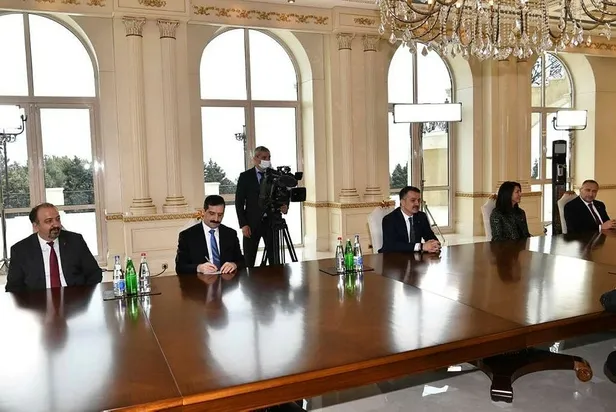 Tarım ve Orman Bakanı Bekir Pakdemirli Azerbaycan'da Cumhurbaşkanı İlham Aliyev ile görüştü-2