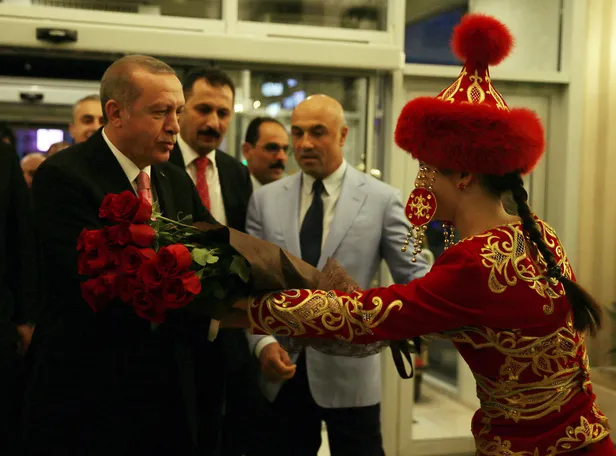 Cumhurbaşkanı Erdoğan Kazakistan'da-1