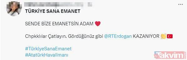 'Yüzyılın Mitingi'ne gidemeyen milyonlar sosyal medyada #TürkiyeSanaEmanet etiketinde buluştu - 6