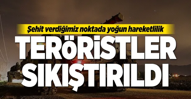 Afrin'de teröristler sıkıştırıldı!