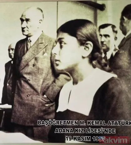 Atatürk ile aynı karede yer alan kız kim? Herkes onu kitaplardan tanıyor...